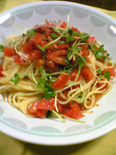 こくうまサッパリ☆トマト冷製パスタ-レシピのメイン写真