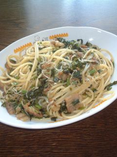 豚肉と高菜炒めのパスタ♪-レシピのメイン写真