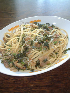 豚肉と高菜炒めのパスタ♪-レシピのメイン写真