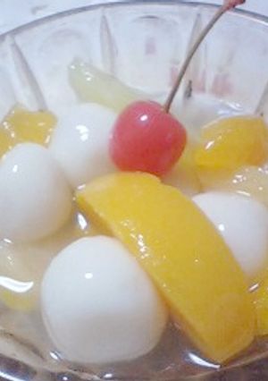 o(・∀・)oフルーツ白玉o(・∀・)o-レシピのメイン写真