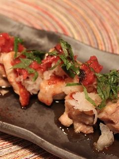簡単★ヘルシー鶏モモ肉の梅おろしのせ-レシピのメイン写真