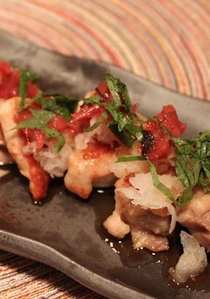 簡単★ヘルシー鶏モモ肉の梅おろしのせ-レシピのメイン写真