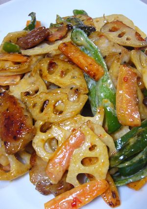 豚肉と野菜のスイートチリマヨ炒め-レシピのメイン写真