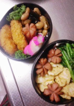 弁当の隙間に☆たこさんウィンナーのお花♪-レシピのメイン写真