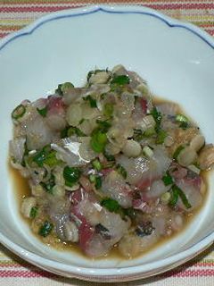 角切り鰺の薬味和え-レシピのメイン写真