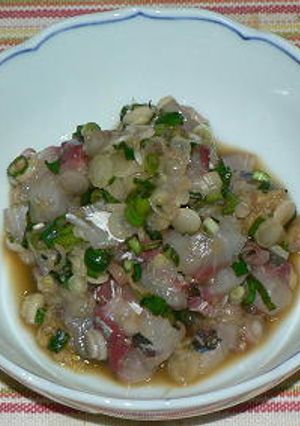 角切り鰺の薬味和え-レシピのメイン写真