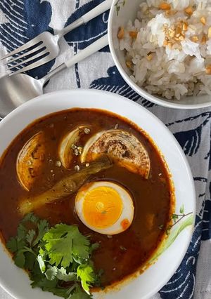 白ナスとチポロットのチキンスープカレー-レシピのメイン写真