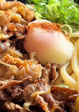 ぶっかけ肉うどん-レシピのメイン写真