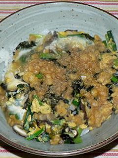 ハイカラ丼に海苔を足して「のり玉丼」-レシピのメイン写真