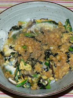ハイカラ丼に海苔を足して「のり玉丼」-レシピのメイン写真