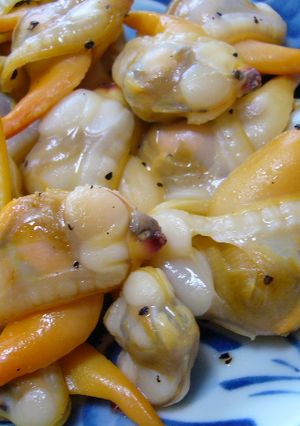 アオヤギ(バカ貝)のバターソテー-レシピのメイン写真