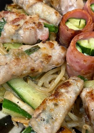 何でも巻いちゃえ！簡単肉巻き-レシピのメイン写真