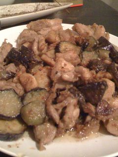 鶏肉となすのしょうがおかか炒め-レシピのメイン写真