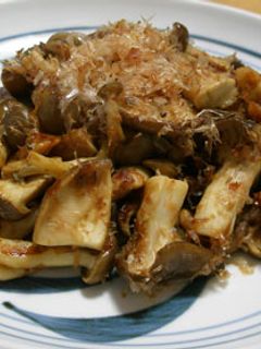 キノコの麺つゆ炒め-レシピのメイン写真