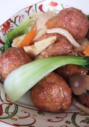 ふ～わふわ肉団子の煮込み♪-レシピのメイン写真
