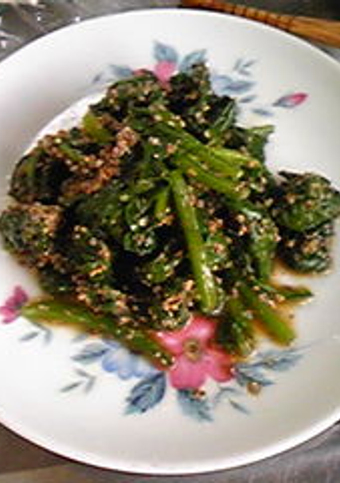 母味＊ほうれん草の胡麻和え-レシピのメイン写真