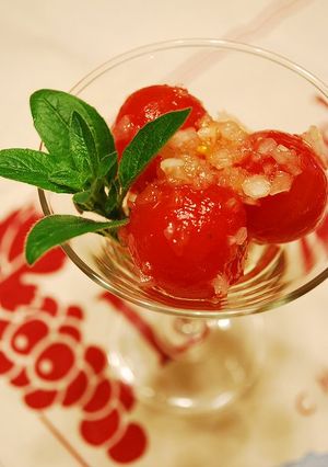 簡単！ミニトマトのマリネ風サラダ-レシピのメイン写真