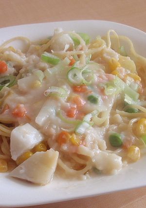 自家製シチューパスタ-レシピのメイン写真