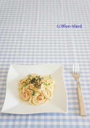 鮭フレーク♪和風サーモンクリームパスタ♪-レシピのメイン写真