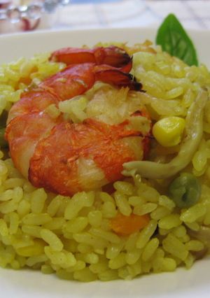 炊飯器パエリア-レシピのメイン写真
