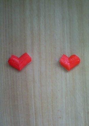 お弁当に！ちっちゃいハートのかにかま-レシピのメイン写真