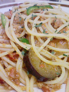 辛口ミートソーススパゲッティ-レシピのメイン写真