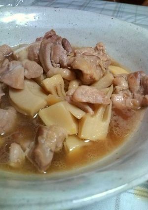 竹の子（筍）と鶏肉の煮もの-レシピのメイン写真