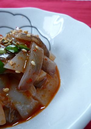 おつまみに☆韓国風イカキムチ-レシピのメイン写真