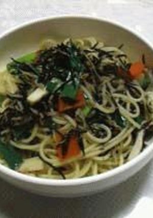 ひじきと少女子のスパゲッティ-レシピのメイン写真