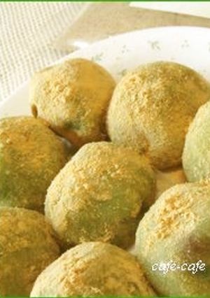 レンジで簡単にできる☆よもぎ草餅-レシピのメイン写真