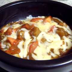 รูปของ 石焼きトマトチーズカレー♪