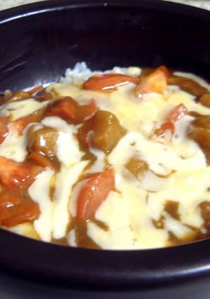 石焼きトマトチーズカレー♪-レシピのメイン写真