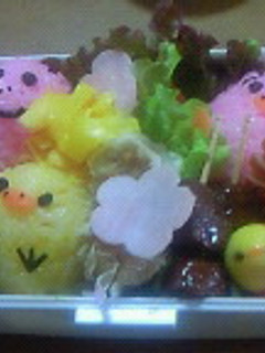 キャラ弁♪BBQの日の子供用のお弁当-レシピのメイン写真