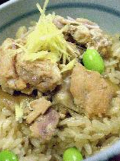 はなびし草の鮭骨缶カルシウムたっぷり炊き込み丼-レシピのメイン写真