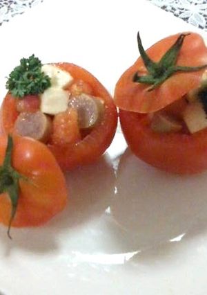そのまんまトマトのイタリアンサラダ-レシピのメイン写真