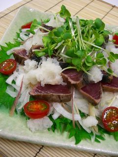 かつおのたたき☆サラダ仕立て♪-レシピのメイン写真