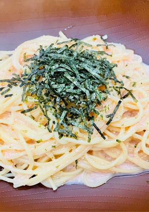 超簡単たらこクリームパスタ-レシピのメイン写真