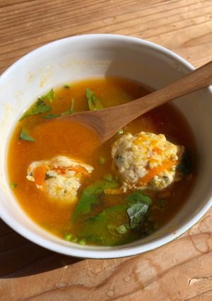 バジル鶏団子のエスニックトマトスープ煮-レシピのメイン写真