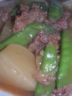 蕪と牛肉の炒め煮-レシピのメイン写真