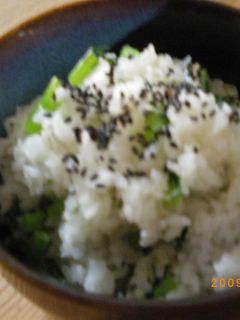 簡単!大根の葉とじゃこのまぜご飯!-レシピのメイン写真