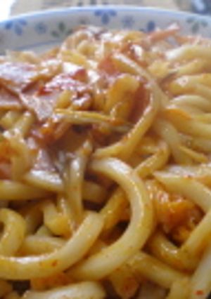キムチ焼きうどん-レシピのメイン写真