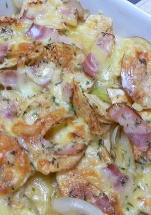 ポテトチップのグラタン-レシピのメイン写真