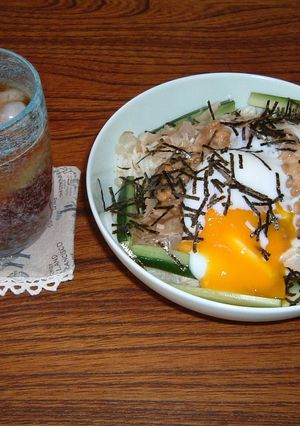 私の納豆うどん-レシピのメイン写真