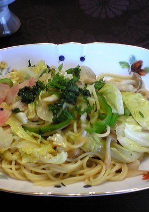 喫茶店風の和風スパゲッティ☆生姜焼き味-レシピのメイン写真