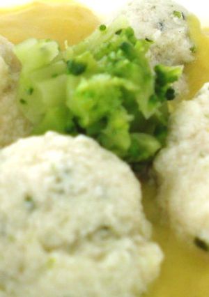 ☆Love離乳食☆肉団子inコーンスープ-レシピのメイン写真