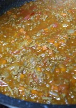 簡単♪ひき肉とトマトのカレー-レシピのメイン写真