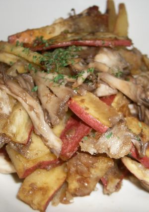 舞茸とサツマイモの簡単ご飯のおかず-レシピのメイン写真