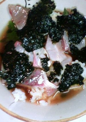 簡単★残った刺身で～お茶漬け～-レシピのメイン写真
