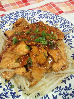 *丼にも♪鶏胸肉の自家製焼肉のタレ炒め*-レシピのメイン写真