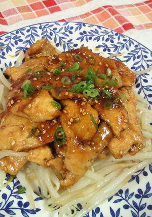 ＊丼にも♪鶏胸肉の自家製焼肉のタレ炒め＊-レシピのメイン写真